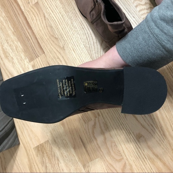 Jeffrey Campbell Jeremy Boots NIB Sz 9.5 Brown Women’s Leather Suede - Picture 9 of 11